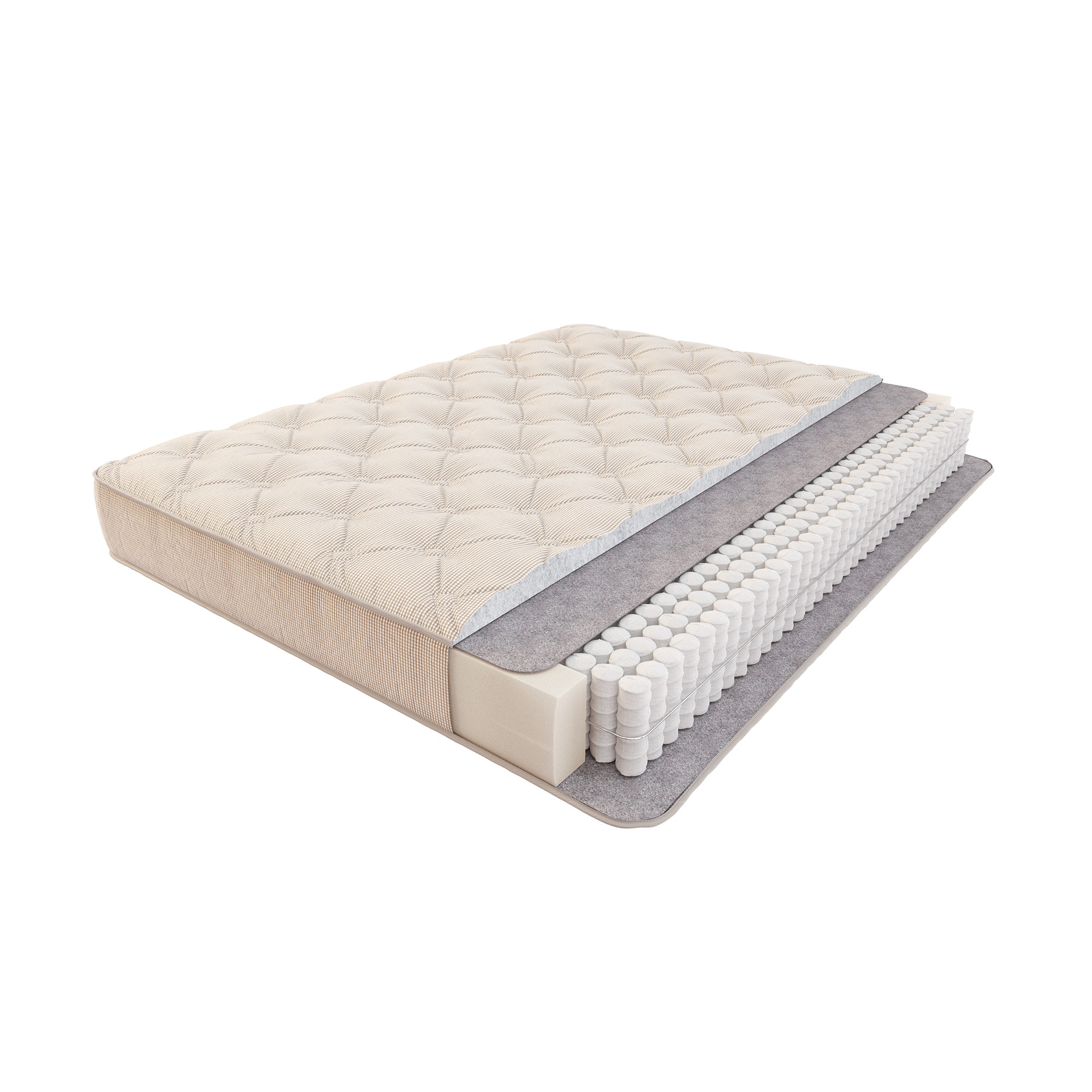 Матрас Савоярди Hard 180x200 с пружинным блоком Pocket Spring