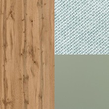 Дуб вотан / эвкалипт / Аква 16