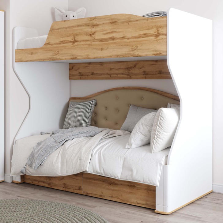 Кровать двухъярусная левая Кассия