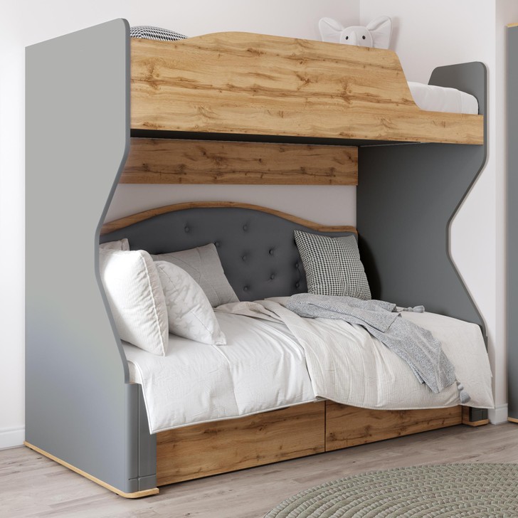 Кровать двухъярусная правая Кассия