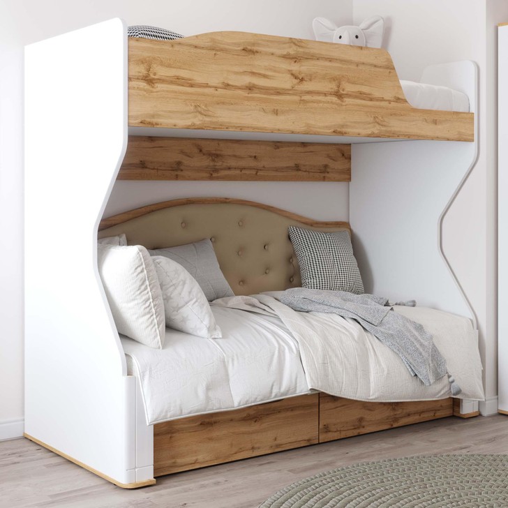 Кровать двухъярусная правая Кассия