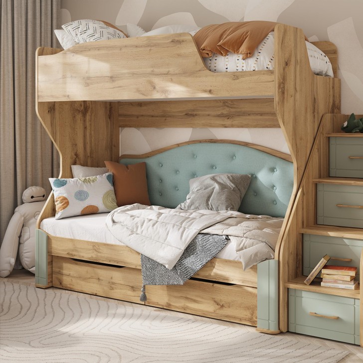 Кровать двухъярусная правая Кассия