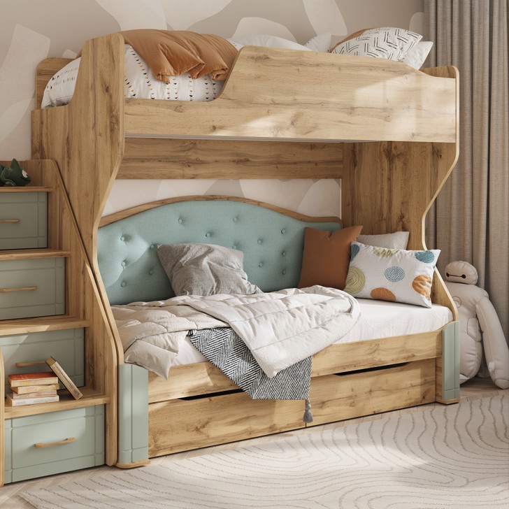 Кровать двухъярусная левая Кассия 