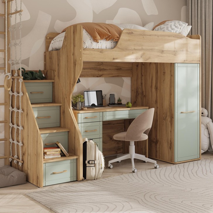 Кровать-чердак левая Кассия