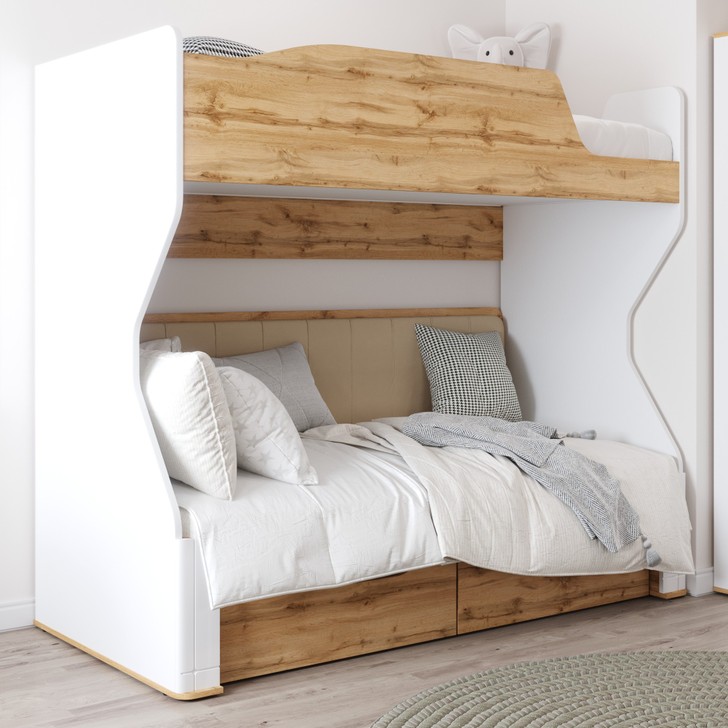 Кровать двухъярусная правая Кассия