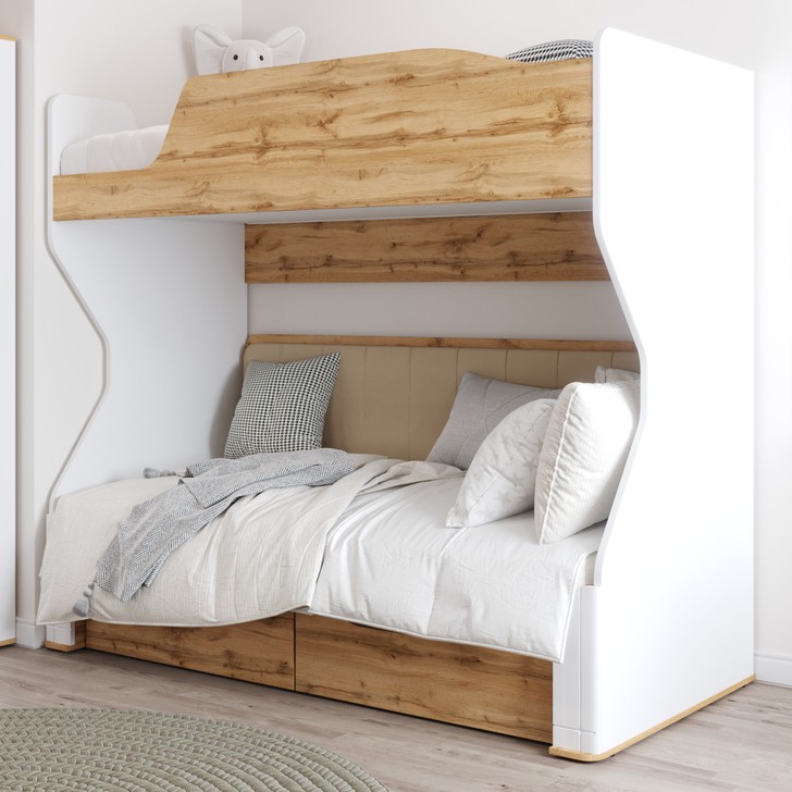 Кровать двухъярусная левая Кассия