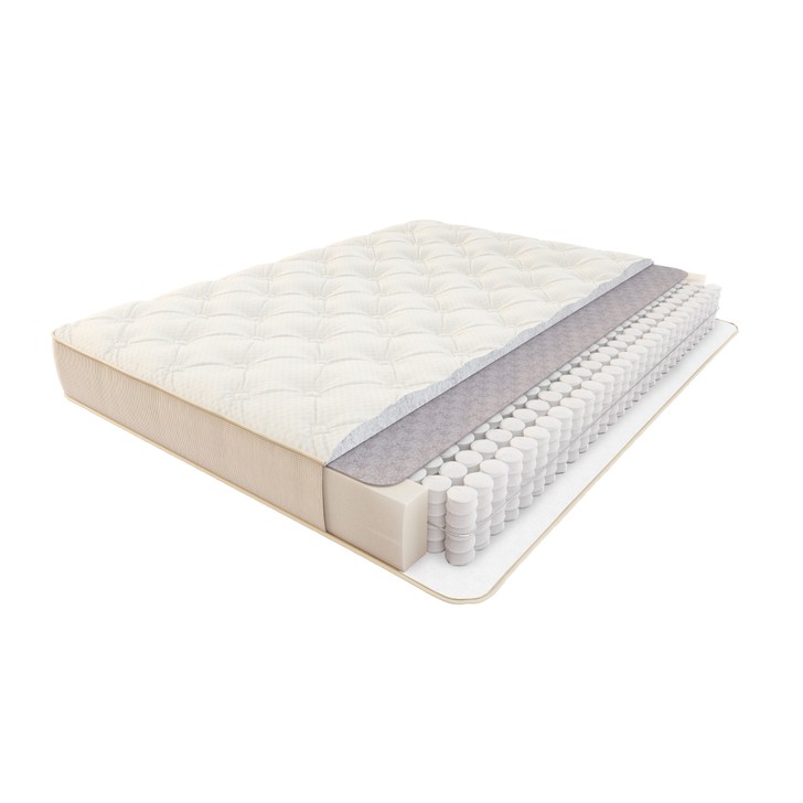 Матрас Пралине Hard 200x200 с пружинным блоком Pocket Spring