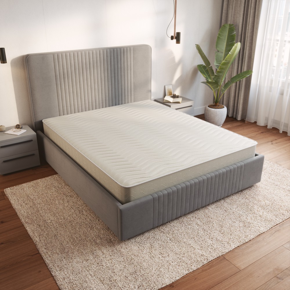 Матрас Омега 120x200 с пружинным блоком TFK 500 двусторонний: средний ...