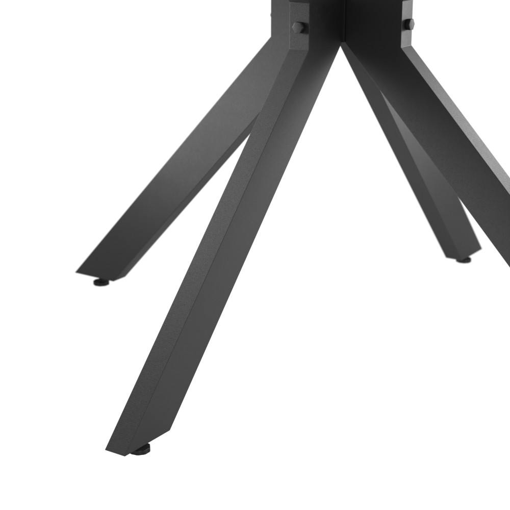 Стол обеденный раздвижной Октавия Чёрный / Оникс лак купить в Москве ...