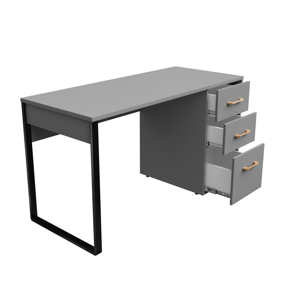 Комплект для кабинета Кассия №3 Серый / Дуб вотан купить в Москве ...