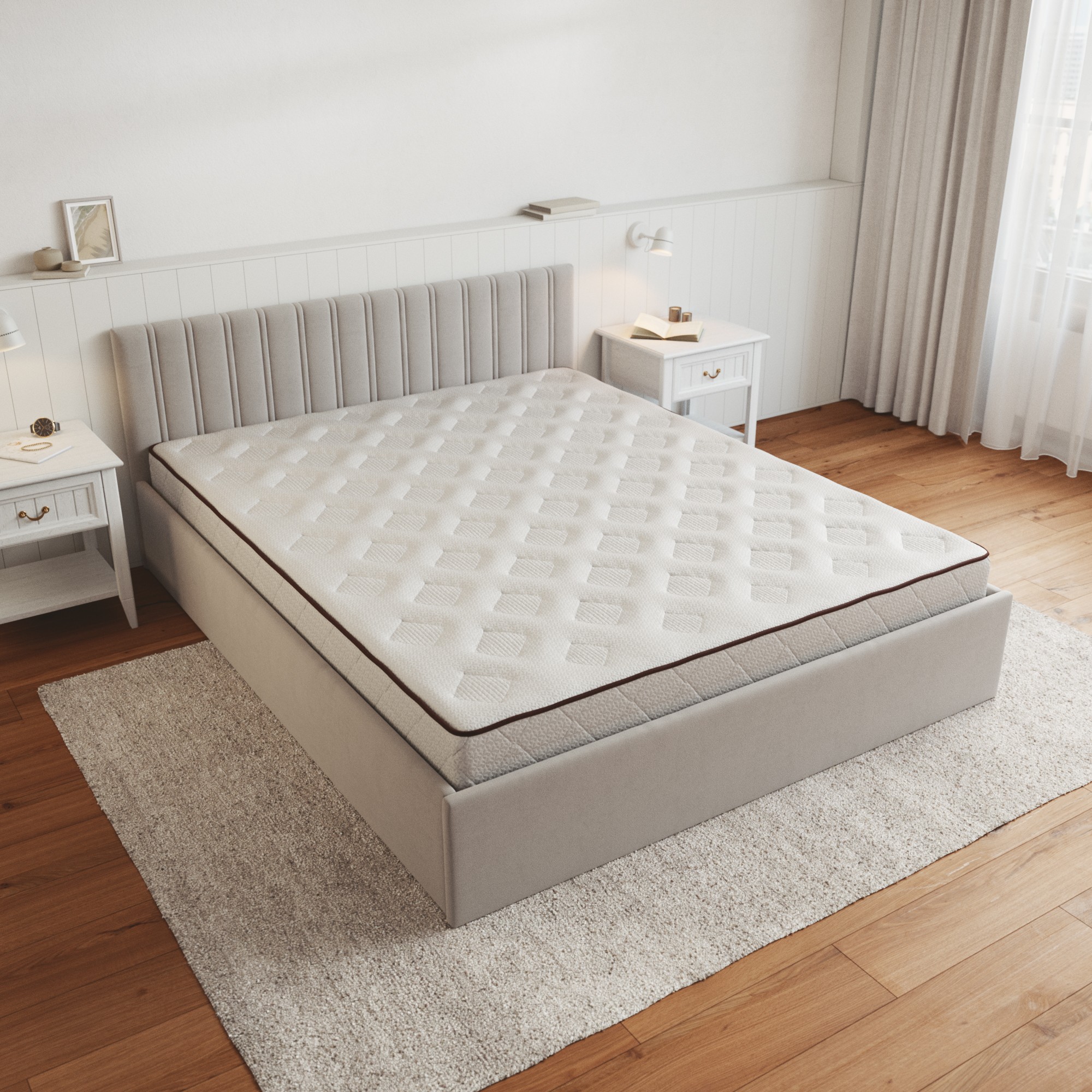 Матрас Эрис 180x200 с пружинным блоком средний — купить в Москве в ...