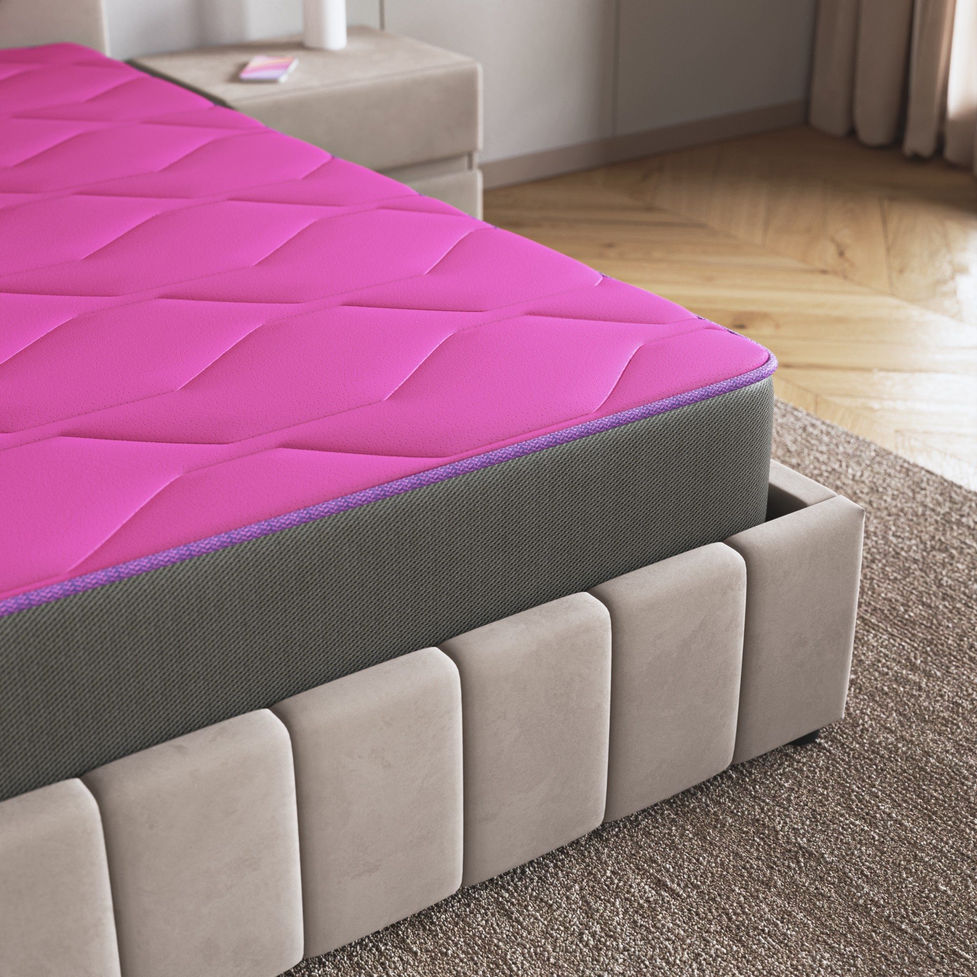 Матрас Либерти 160x200 с пружинным блоком 7 Zone Extra Flex средний ...