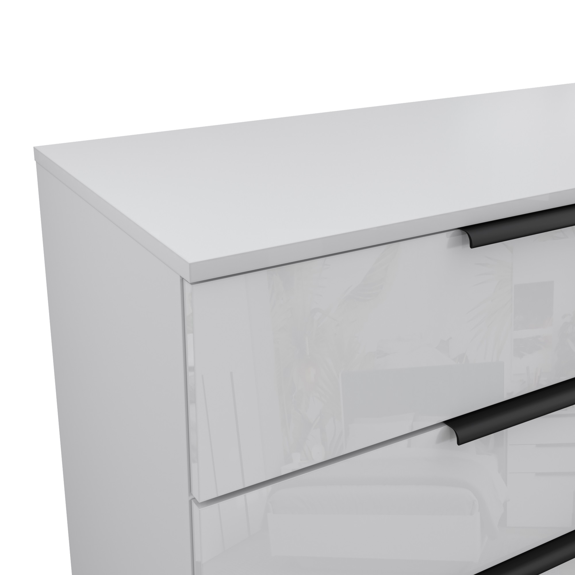 Комод Адажио Серый матовый / Серый глянец купить в Москве — цена от ...