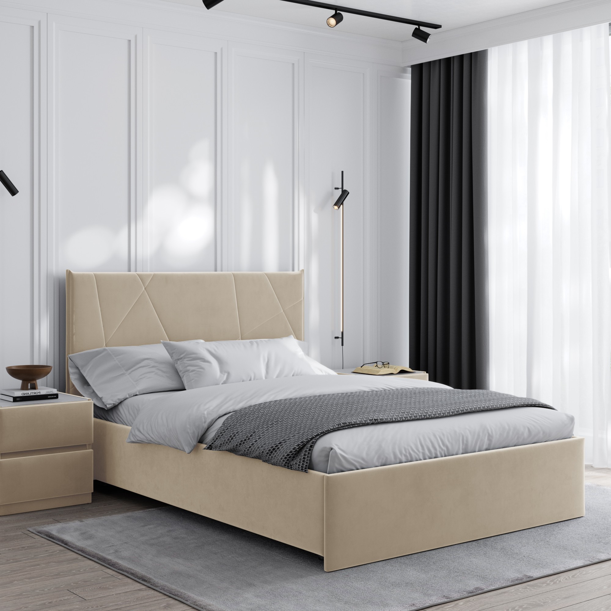 Кровать Фореста 140 х 200 купить в Москве в магазине Lazurit, 8491.т ...