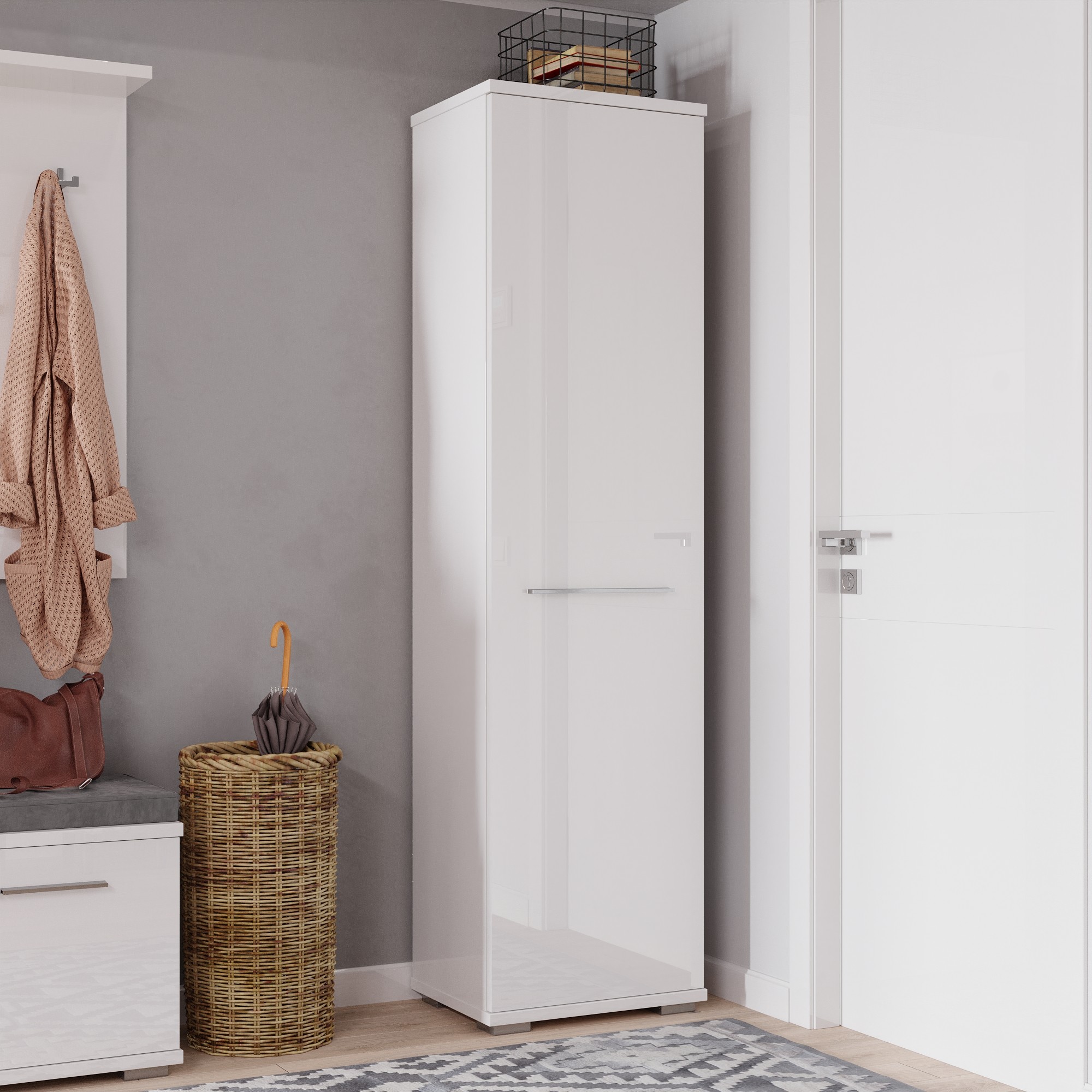 Шкаф-пенал Piano Белый купить в Красноярске — цена от производителя 14 ...