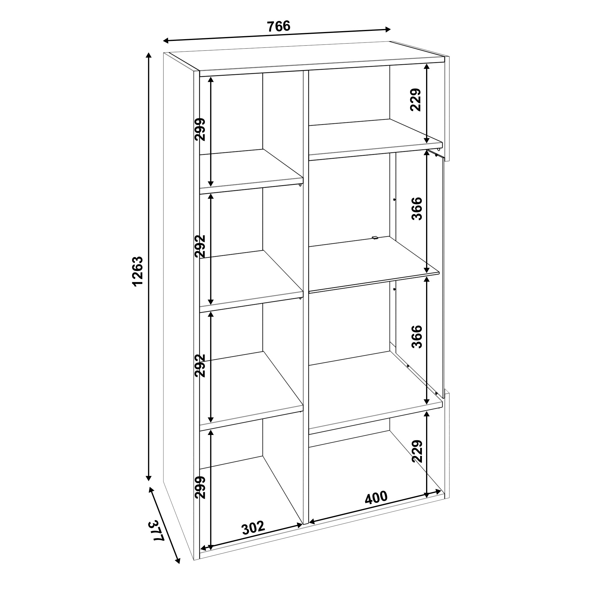 Шкаф навесной Вива Элеганте Белый глянец / сонома купить в Москве ...