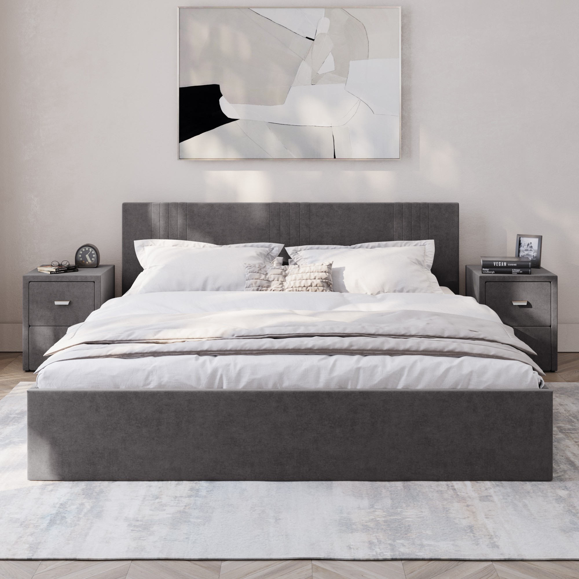 Кровать с подъемным механизмом Элис 180x200 + матрас Барон купить в ...