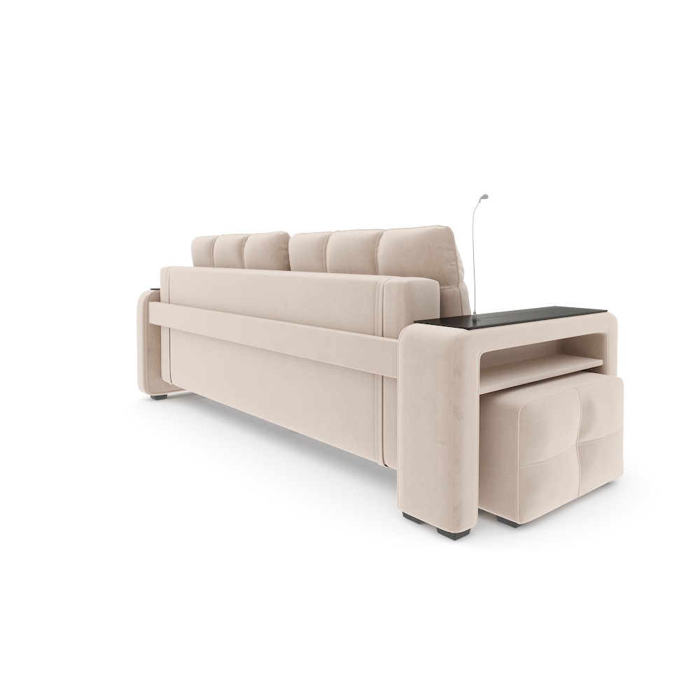 Диван Киль-4 с левым пуфом в стиле скандинавский, современный, с ...