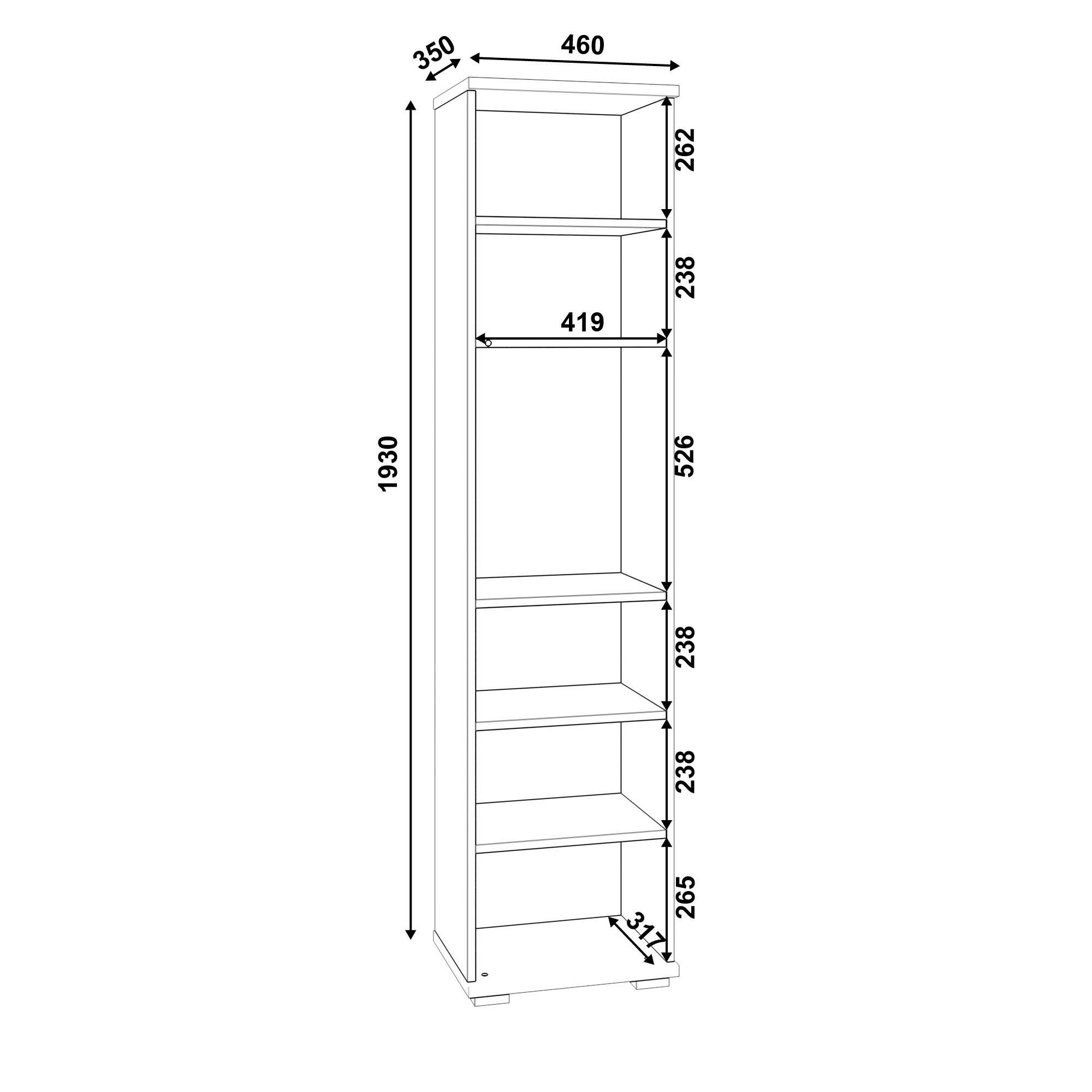 Шкаф-пенал Piano Белый купить в Красноярске — цена от производителя 14 ...