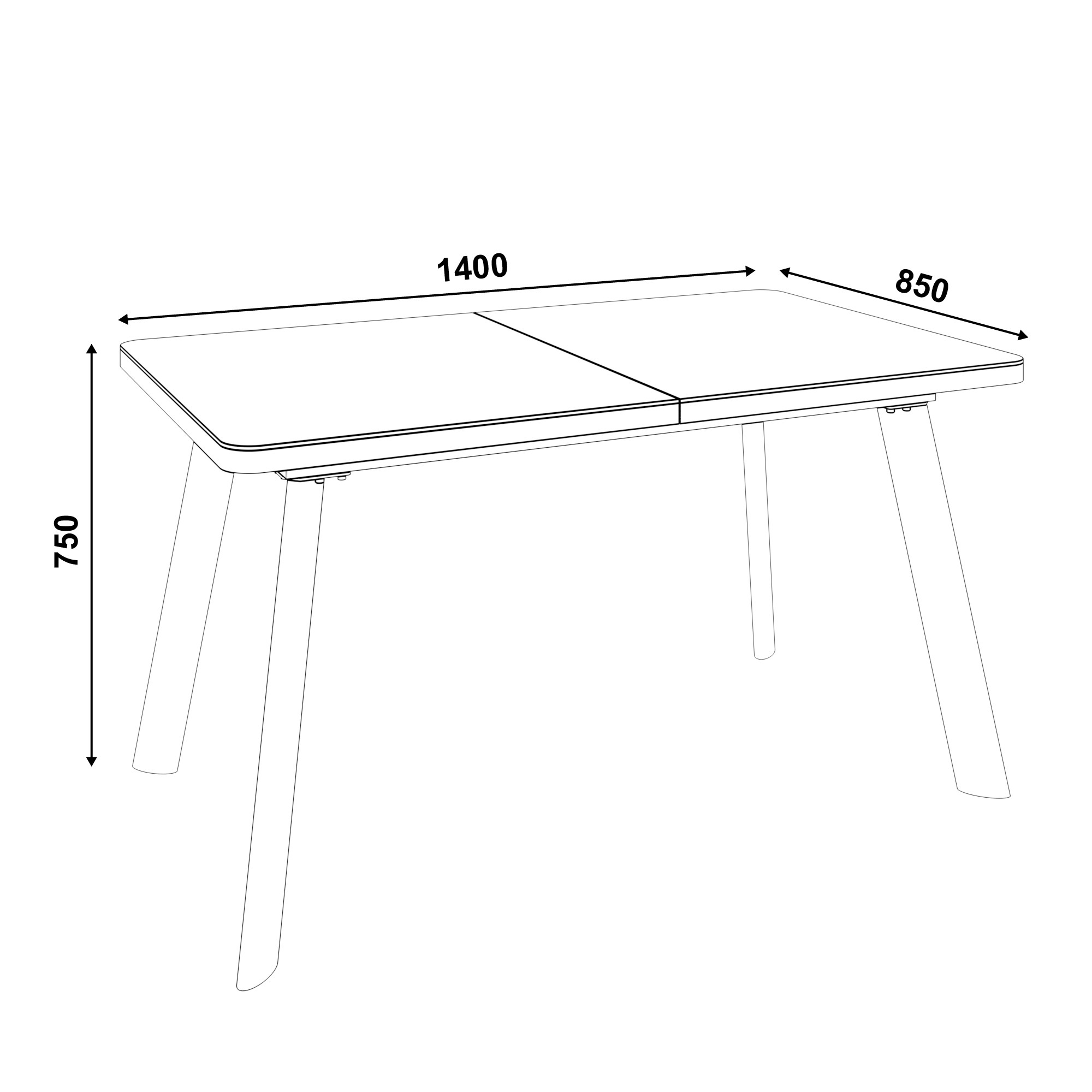Стол обеденный раздвижной Люпин-140 купить в Москве — цена от ...
