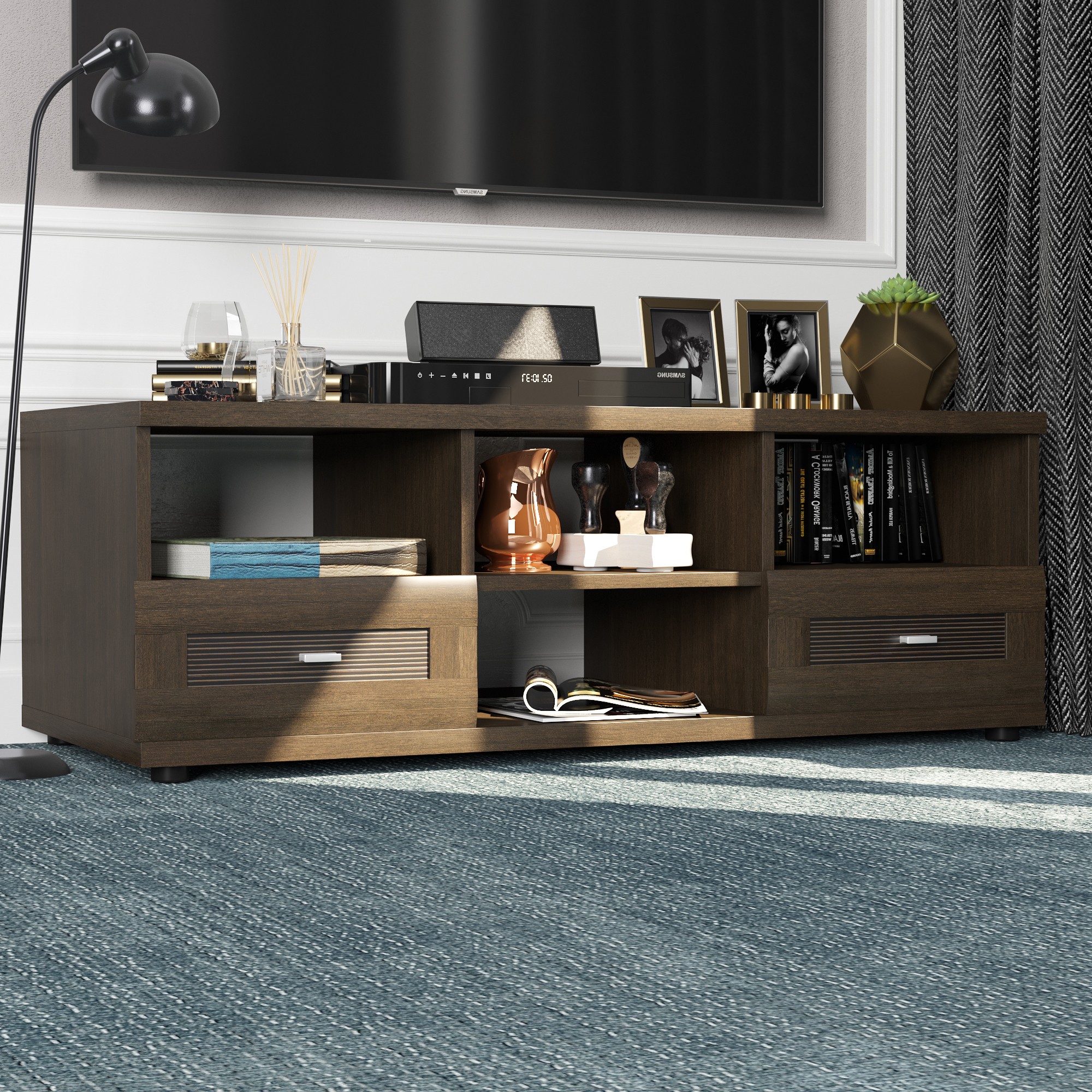 Тумба под телевизор Орнета Кедр шоколад / венге (б) купить в Ростове-на ...