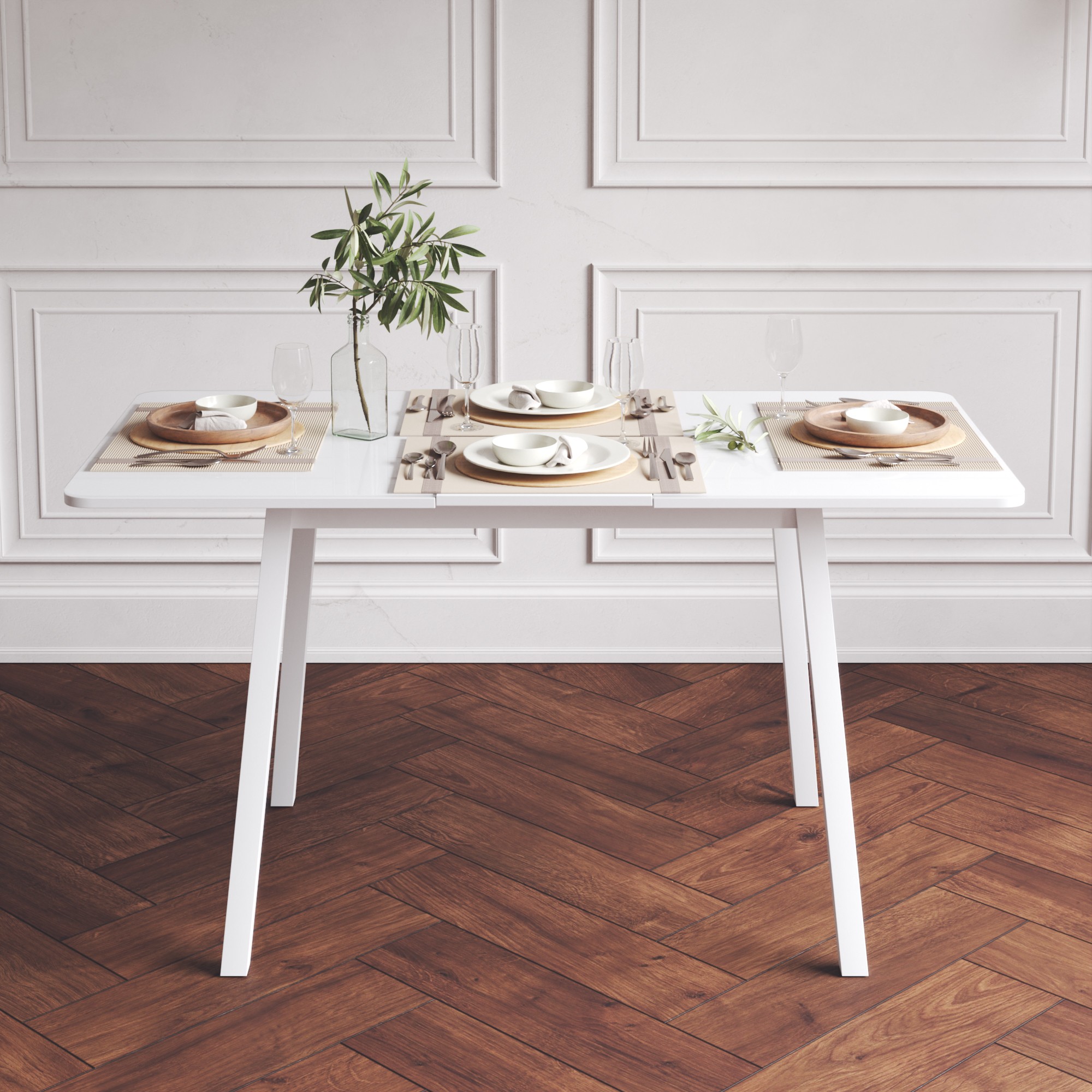 Стол обеденный раздвижной WINK-110 Белый купить в Москве — цена от ...