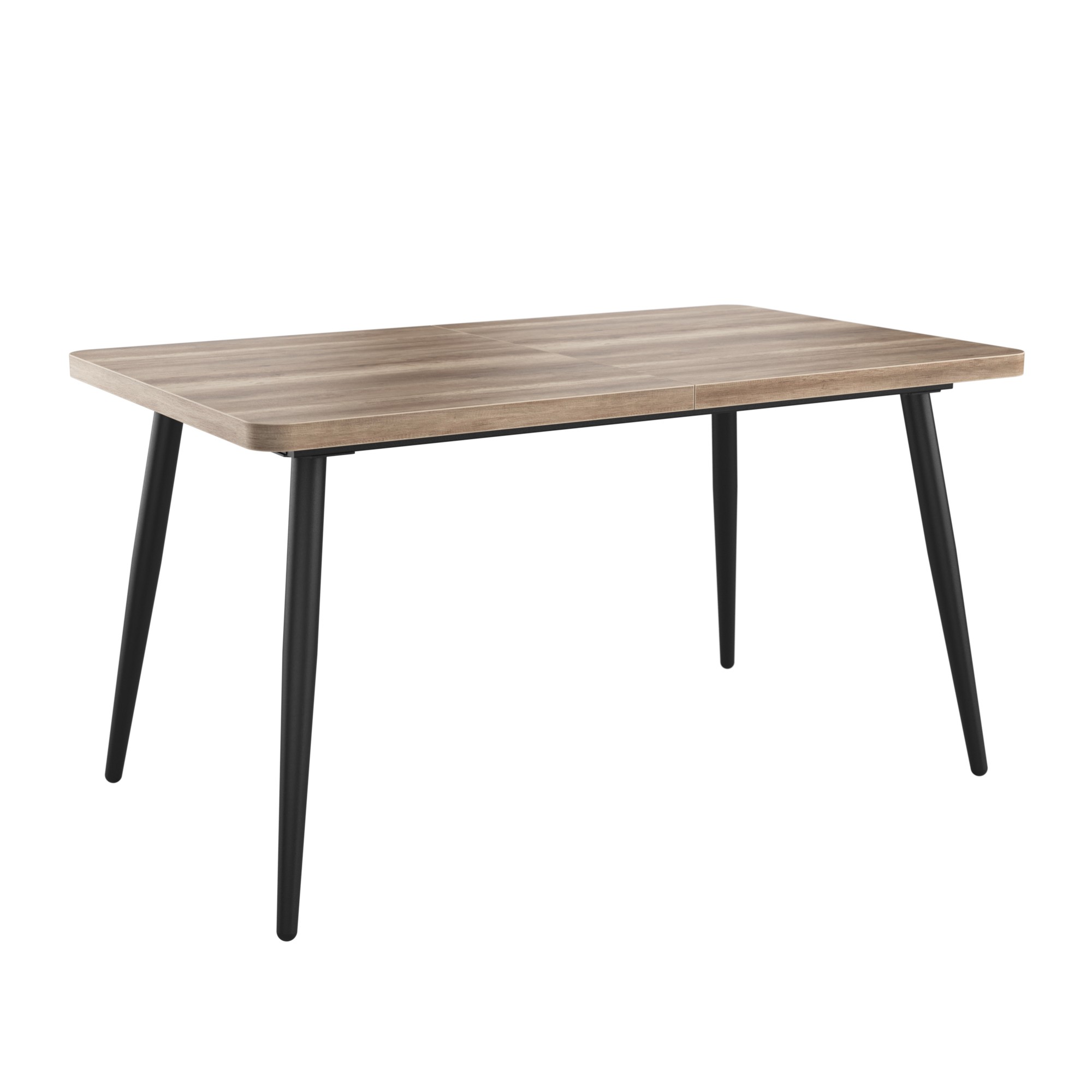 Стол обеденный раздвижной Лоран-140 Черный / Дуб каньон купить в Улан ...