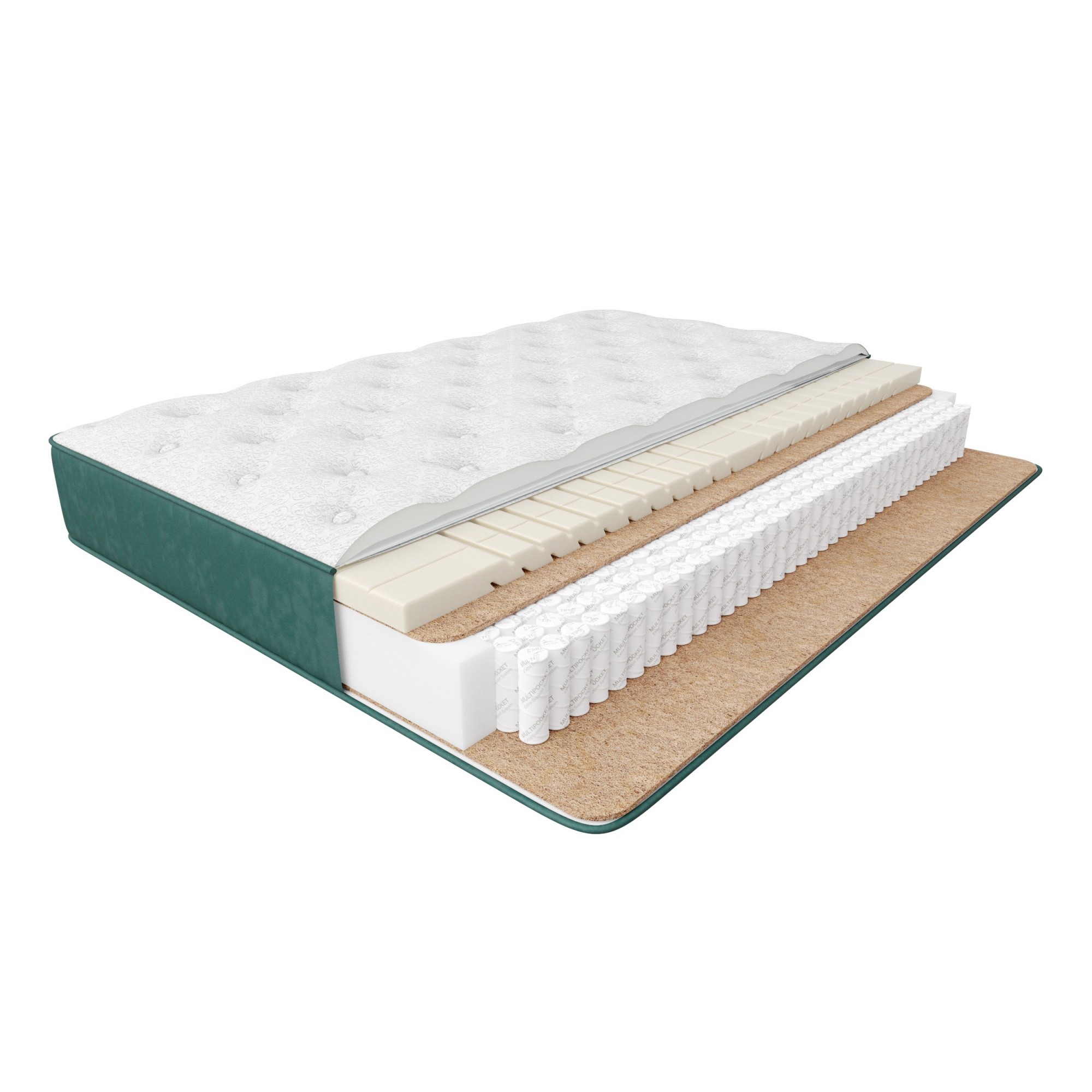 Матрас Медикал ПроАктив 200x200 с пружинным блоком Multispring Extra ...