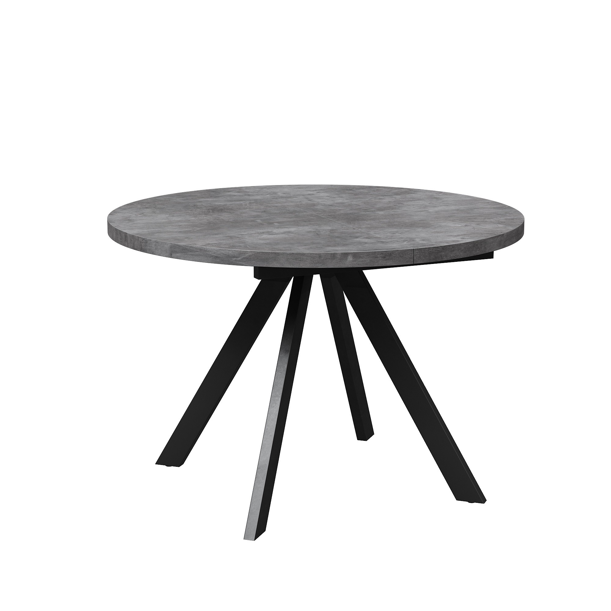 Стол обеденный раздвижной DANTE Черный / Дымчатая керамика купить в ...