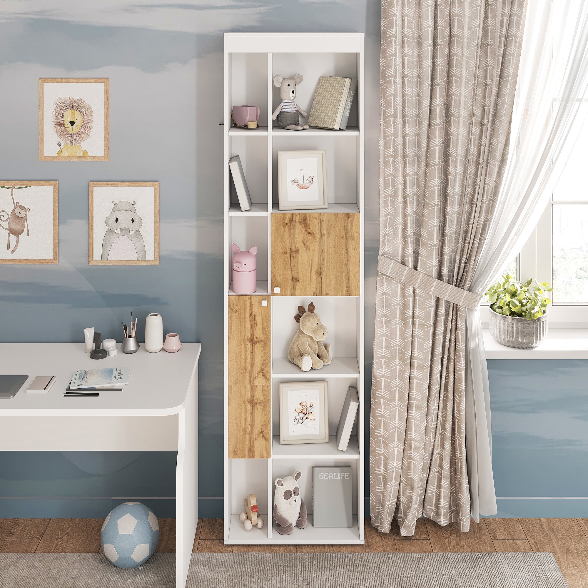 Шкаф-стеллаж левый Аллегро купить в Москве — цена от производителя 25 ...