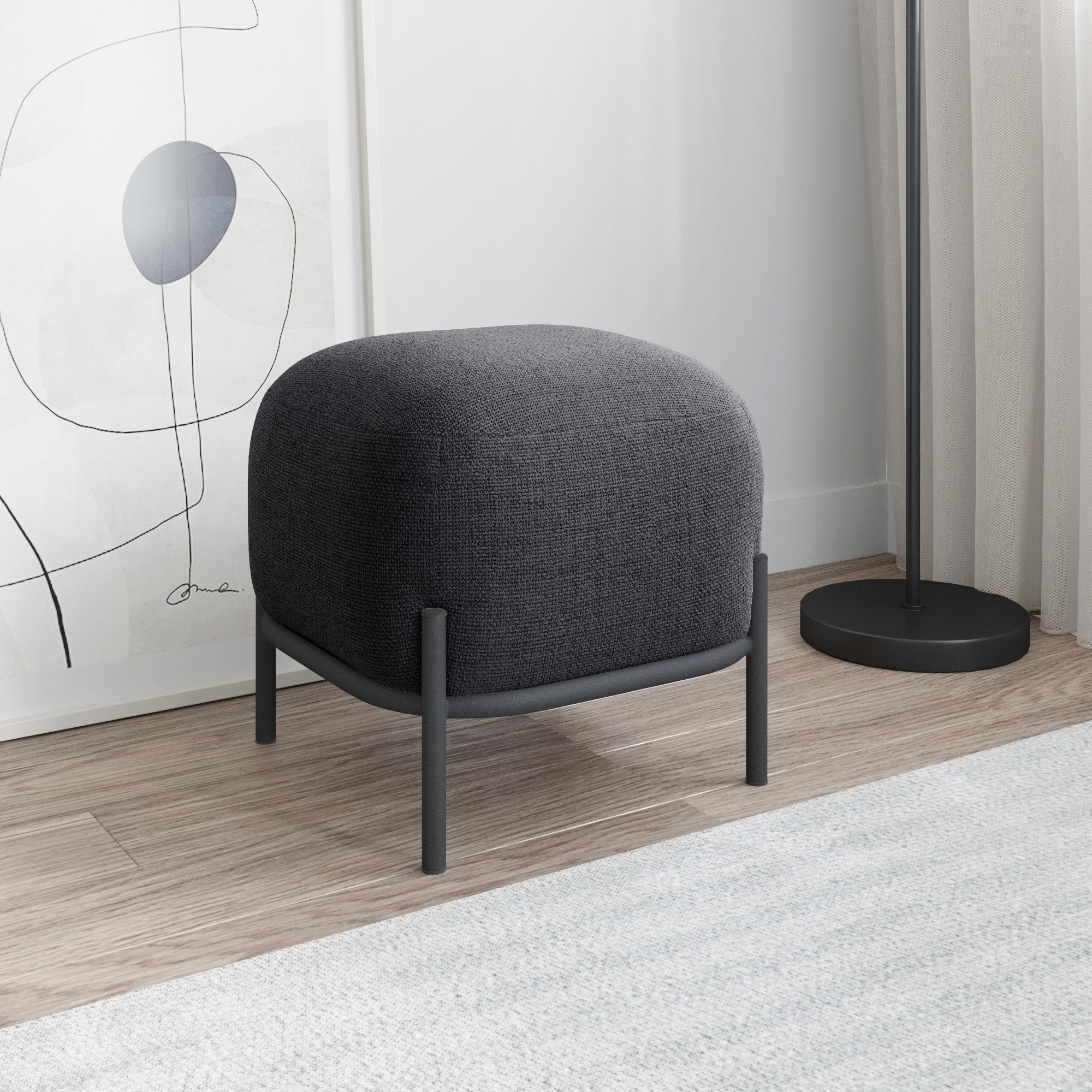 Пуф Луффи в стиле лофт, скандинавский, современный, с механизмом ...