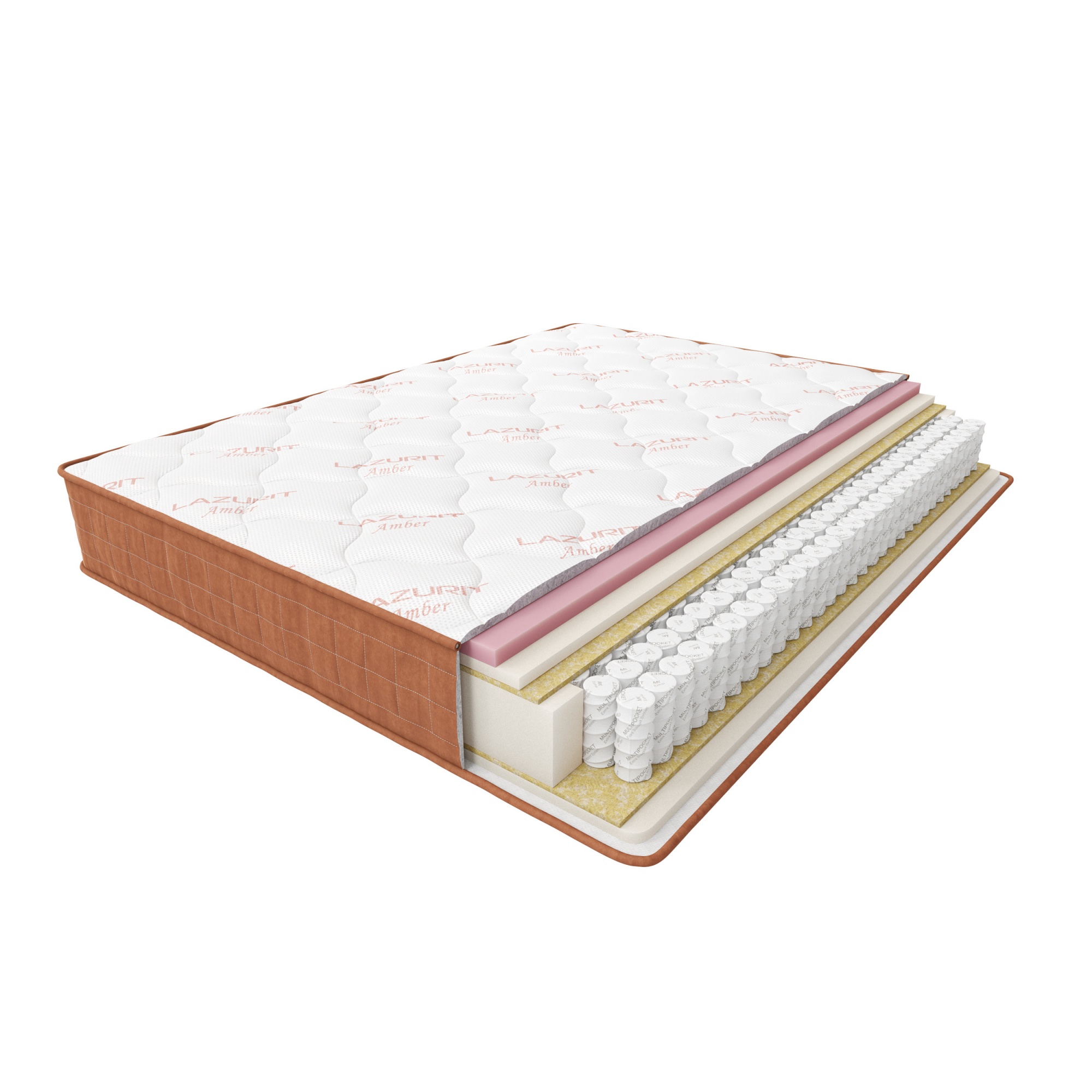 Матрас 180x200 с пружинным блоком Multipocket Extra