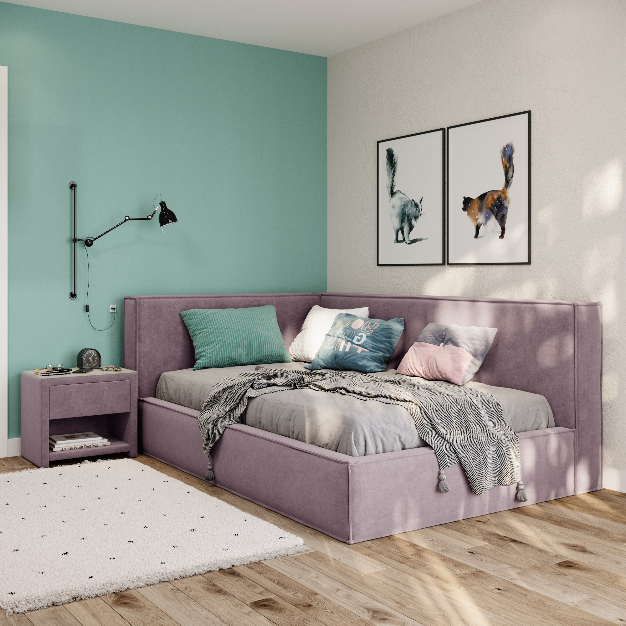 Кровать с подъёмным механизмом 120x200