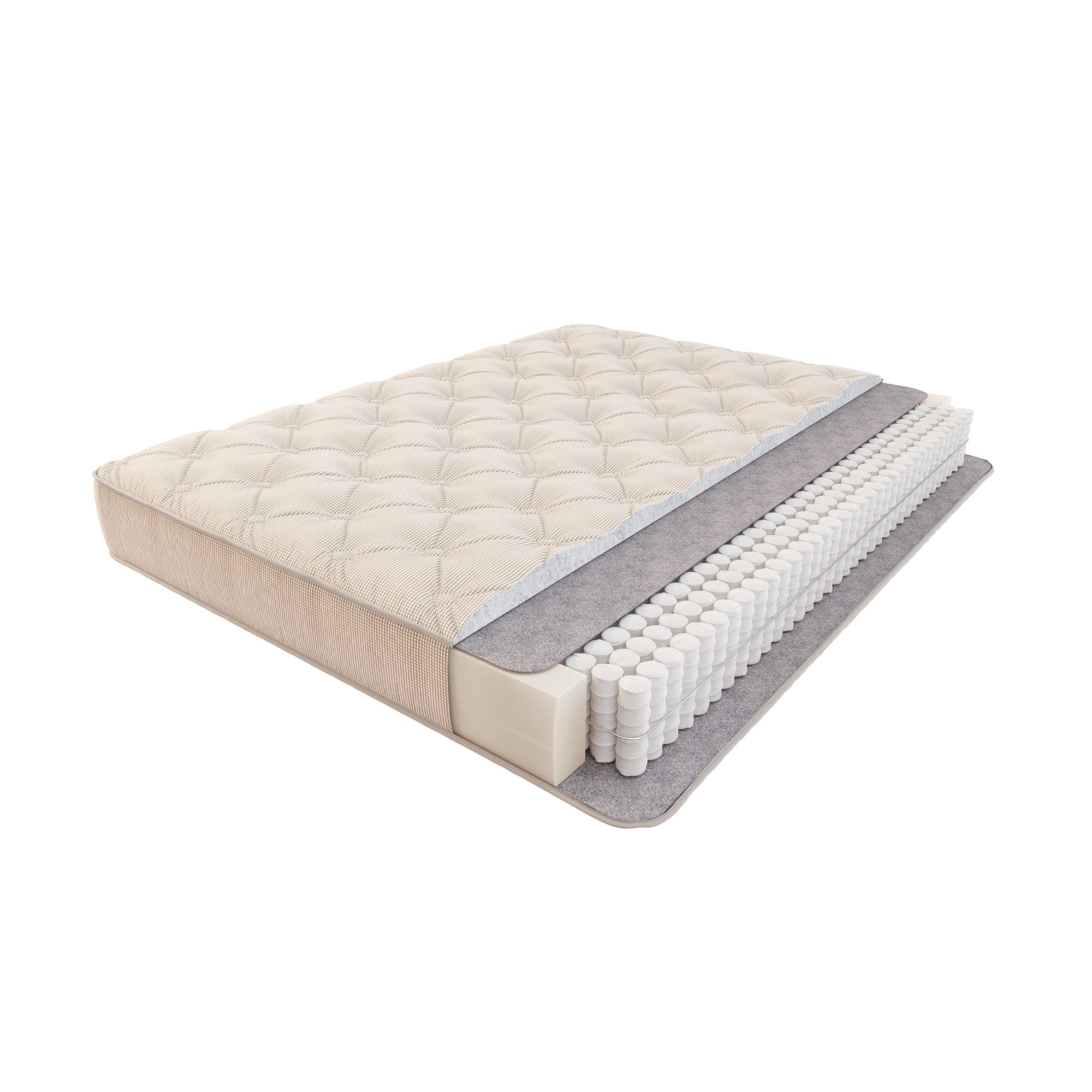 Матрас Савоярди Hard 180x200 с пружинным блоком Pocket Spring