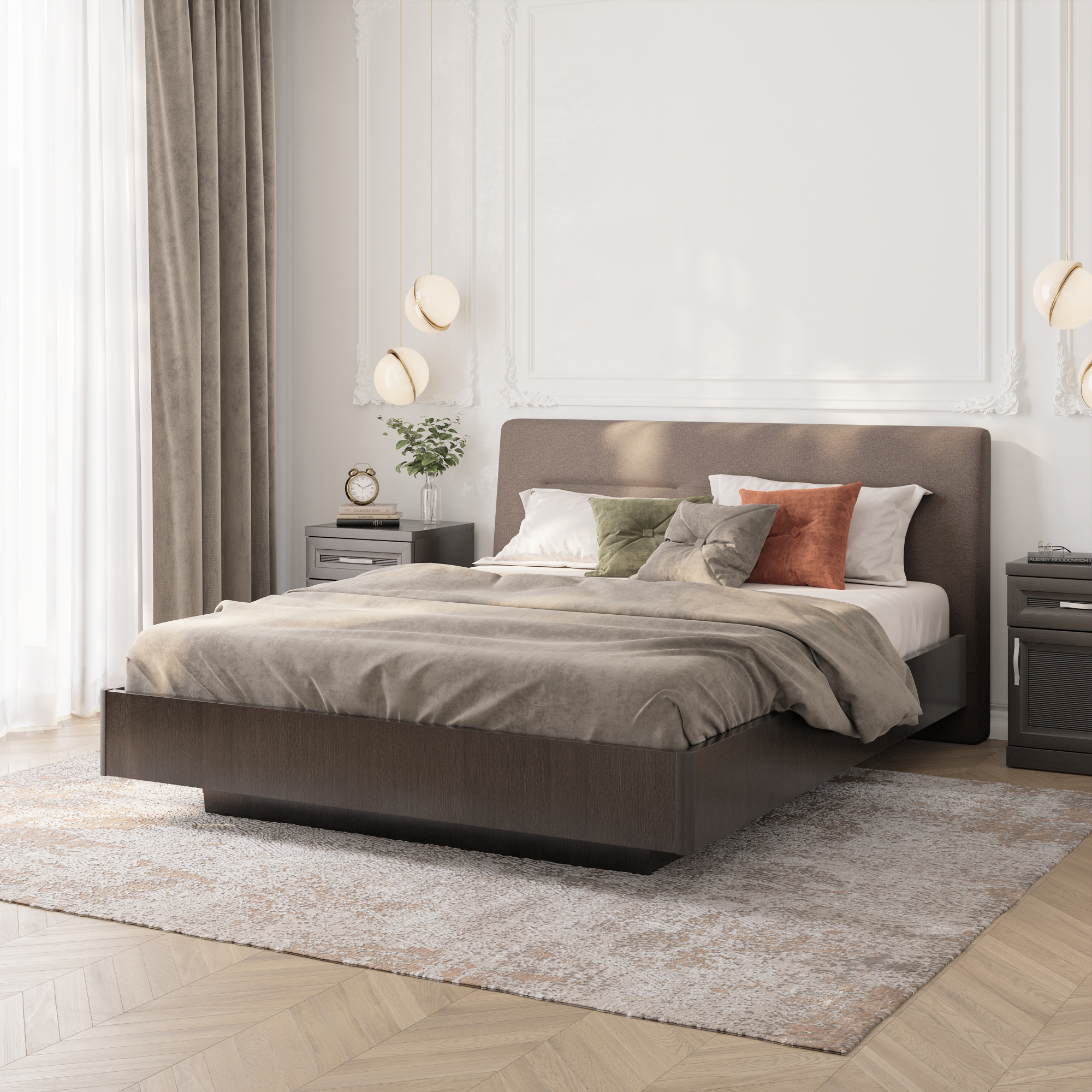 Кровать с подъёмным механизмом 160x200