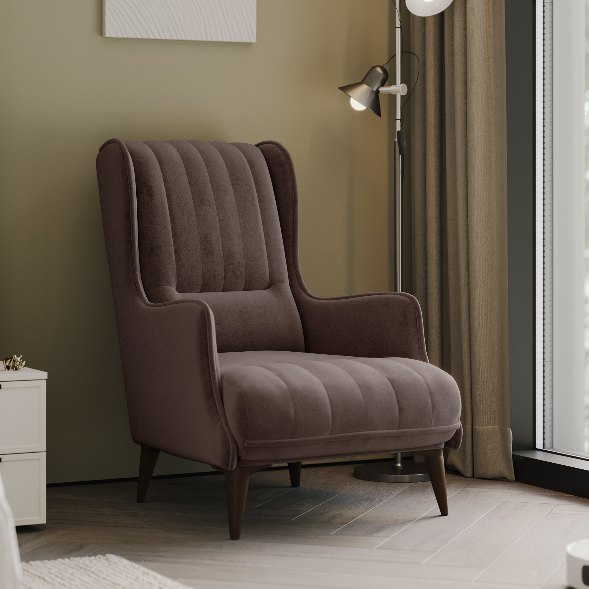 Кресло Корфу, обивка — велюр